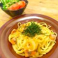 emi_smile♡'s cooksnap of when they made 鮭とゆず胡椒の醤油バターパスタ.