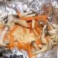 yuk0129's cooksnap of when they made 鮭ときのこの江戸甘味噌ホイル焼き.