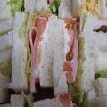 musumeダブル's cooksnap of when they made 切り口が命　美しいサンドウィッチ.