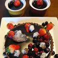 なっちゃんばぁば's cooksnap of when they made 極濃！チョコ♥チョコタルト.