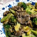 ゆづ七味's cooksnap of when they made 牛肉とブロッコリーのオイスターソース炒め.