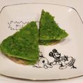ちえちぇ's cooksnap of when they made 小松菜の蒸しパン【HM使用＆電子レンジ】.