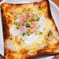 ココニイルコト♪。's cooksnap of when they made ラピュタパン 風 トースト.