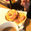 3cachu's cooksnap of when they made 簡単！餃子の皮でピザ♪.