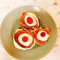 ナピト's cooksnap of when they made プチホットケーキ♡ミルクホイップサンド.