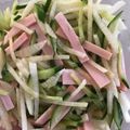 やんしゅ's cooksnap of when they made 大根とハムのサラダ★.