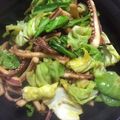 オールボン's cooksnap of when they made イカとキャベツのにんにく炒め.