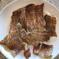 クックEQHKQT☆'s cooksnap of when they made 鯛の皮はおいしいのだ♪.