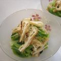 サンディサンディ's cooksnap of when they made キャベツ油揚げえのきサラダ.