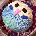 Dallas0884's cooksnap of when they made ことり隊 セキセイインコ 立体ケーキ.