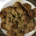 クック9P6O5D☆'s cooksnap of when they made お麩でふわふわ肉団子の甘酢餡.