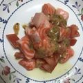 ♪choko♪'s cooksnap of when they made サーモンのタルタル 夏野菜と共に.