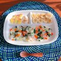ちゃぴ♥'s cooksnap of when they made 人参と葉物野菜のお粥【離乳食初期】.
