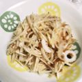 ももちゃんパンダ's cooksnap of when they made 大根・梅・エノキのあっさりサラダ.