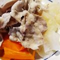 moeoke's cooksnap of when they made ダイエットに！ひらひら野菜と豚の重ね蒸し.