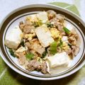 えれぼん's cooksnap of when they made 簡単☆豚肉と木綿豆腐の和風炒め♡.