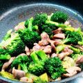 クックO4P6TW☆'s cooksnap of when they made ブロッコリーと砂肝のオイスター炒め.