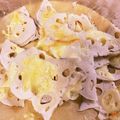 のんいちろう's cooksnap of when they made レンジで簡単、れんこんチーズのカリカリ焼.