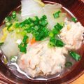 はるな_____'s cooksnap of when they made 間違いなしっ☆鍋主役の鶏つくね.