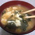 olive1107's cooksnap of when they made 湯葉っぽい♪冷凍豆腐の味噌汁.