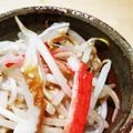 Riooo☆'s cooksnap of when they made 調味料は２つだけ！もやしと練り物のナムル.