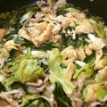 ☆hiroppy☆'s cooksnap of when they made キャベツと豚バラのもつ鍋風.