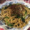 akkomama25's cooksnap of when they made 牡蠣とほうれん草のバター醤油パスタ.