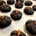 Chiromatsu's cooksnap of when they made Halloween♡ジャッククッキー✨.