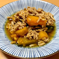 minolunch's cooksnap of when they made かぼちゃのそぼろ煮.