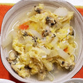 此方彼方's cooksnap of when they made あさりと白菜の卵とじ.