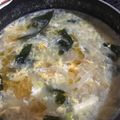 ありあ～の's cooksnap of when they made 豆腐 & ゴマ入り野菜卵スープ☆.