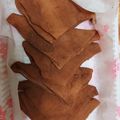 ライム06's cooksnap of when they made レンジで生チョコ八つ橋♪.