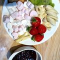 マシュマロトースト's cooksnap of when they made レンジで簡単チョコレートフォンデュ.