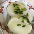 akipopc's cooksnap of when they made レンジで簡単！ふろふき大根肉みそ&ねぎ塩.