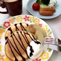ぱまと's cooksnap of when they made 強力粉でふわふわ♪パンケーキ.