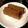 peachko's cooksnap of when they made チョコチーズスフレケーキ.