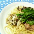 キョク's cooksnap of when they made 和風きのこスパゲティー.