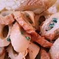 yikar1's cooksnap of when they made ちくわの味噌マヨ和え.