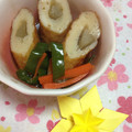 ぽぽきゅ's cooksnap of when they made ピーマンと牛蒡天の煮物♪.