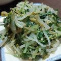 明日歩's cooksnap of when they made もやしと水菜のしゃきしゃきナムル.