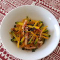 カバゴン's cooksnap of when they made かぼちゃとベーコンの千切り炒め.