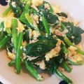 でりーK's cooksnap of when they made お弁当に！シーチキン卵のほうれん草炒め.