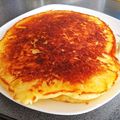 ☆キラキラキラル☆'s cooksnap of when they made 材料3つ！簡単おいしいふわふわパンケーキ.