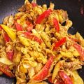 tasa4L's cooksnap of when they made ロティサリーチキン★カレーマヨ炒め.