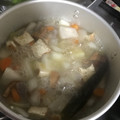 マリアマリママ's cooksnap of when they made 絶品豚汁(おもてなし和食土鍋使用).