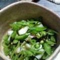 元麦酒屋さん's cooksnap of when they made *スナップえんどうの塩昆布和え*.