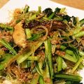 まゆやまさん's cooksnap of when they made ビタミンたっぷり❢小松菜と春雨の炒め物.
