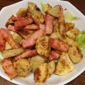 JunAiママ's cooksnap of when they made 里芋とベーコンのカレー炒め.