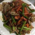 クック9P6O5D☆'s cooksnap of when they made 【龍愛】豚肉とにんにくの芽のスタミナ炒め.