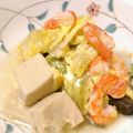 おとhana's cooksnap of when they made 白菜.小松菜.人参.こうや豆腐の卵とじ.